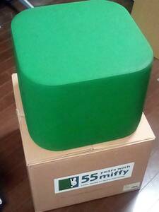 送料無料　ミッフィー　55周年　スツール　オットマン　椅子　深澤直人デザイン　ディック・ブルーナ　グリーン　緑　SIXINCH JAPAN miffy
