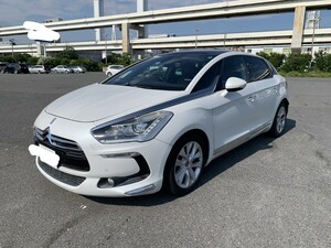 すぐ乗れます　24年式　DS5 1600cc 人気パール　ETC　Wグラスルーフ　レザーシート　シートヒーター　キーレス　アルミ　取説　記録簿