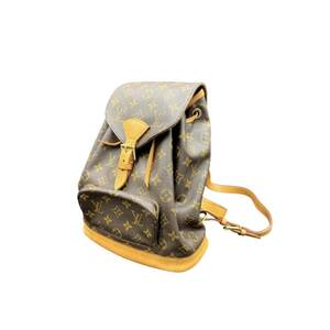 【KF1232】LOUIS VUITTON ルイヴィトン モンスリMM M51136 モノグラム リュック リュックサック バックパック 