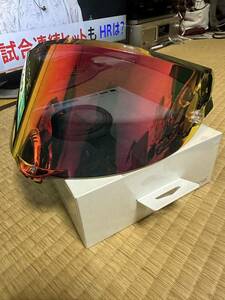 ほぼ未使用 AGV pista シールド バイザー red 社外品