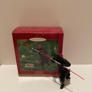 ホールマーク Hallmark クリスマスオーナメント 飾り フィギュア スターウォーズ STAR WARS 【Darth Maul】2000