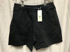 新品 adidas by Pharrell Williams PW Basics Short O BLACK ブラック 黒 無地 スウェット ファレル xl アディダス human race