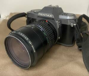 647 　60サ【動作未確認　通電OK　ネーム入り】PENTAX P30T ペンタックス 一眼レフカメラ フィルムカメラ 