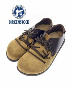 TK 『こげ茶＆マスタード好配色』 BIRKENSTOCK モンタナ 本革 レザーサンダル 42 270