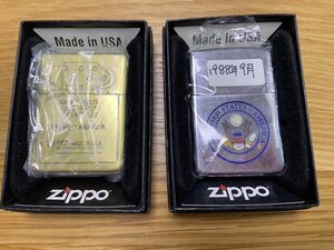 ZIPPO 喫煙具 送料無料 未使用品ジッポーライター※動作未確認・現状渡し2個 ネコポス発送★0322