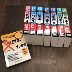 【84ce46df】書き込みあり　肢別本 辰巳法律研究所 司法試験 予備試験 全８冊 H30 平成30年度版　2019