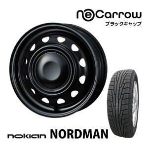 新品 14インチ ノキアン ノルドマン RS2 155/65R14 2022 スタッドレス アルミ4本 4.5J +45 4/100 N-ONE N-BOX タント アルト ムーヴ ミラ