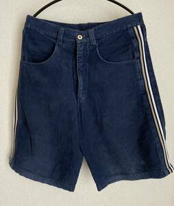 BILLABONG SINCE1973 SIDE STRIPS COARDUROY WALKPANTS W32 NAVYBLUEビラボン ストライプ コーデュロイ ウォークパンツ ネイビーブルーused