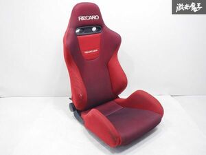 RECARO レカロ Verfo SP-JS セミバケット シート 底止め 両側ダイヤル レッド 赤 汎用品 シルビア 180SX スカイライン GT-R GTR 棚2I4