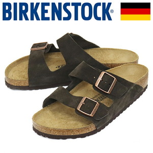 BIRKENSTOCK (ビルケンシュトック) 1027077 ARIZONA アリゾナ スエードレザーサンダル MOCHA レギュラー幅 BI325 43-約28.0cm