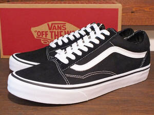 新品 8.0 26.0cm USA企画 VANS CLASSIC OLDSKOOL BLACK/WHITE バンズ ヴァンズ クラシック オールドスクール ブラック ホワイト