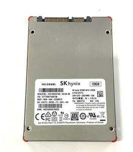 K6061342 SKhynix SATA 128GB 2.5 SSD 1点【中古動作品】