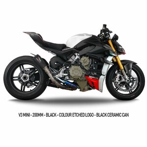 DUCATI STREETFIGHTER V4 2020～2024 AUSTINRACING DE-CAT エキゾーストマフラー オースティンレーシング