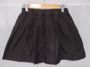 GU プリーツ スカート ブラック　レディース中古