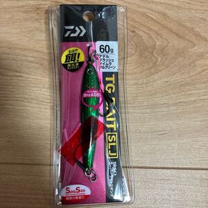 ダイワ TGベイト SLJ 60g スーパーライトジギング アデルフラッシュケイムラフルグリーン