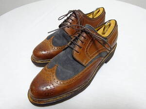 Paraboot　パラブーツ　ウイングチップダービーシューズ　レザーシューズ　ノルウィージャン　フランス製　レディース　3　22.5cm位