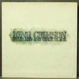 (LP) UK/Orig KING CRIMSON [STARLESS AND BIBLE BLACK] キング・クリムゾン/暗黒の世界/マト:3U,3U/内袋付き/1974年/ILPS 9275