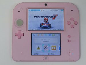 ユ■/Zこ7956　任天堂 NINTENDO 2DS　ニンテンドー2DS // ジャンク FTR-001 ピンク / 初期化済 保証無