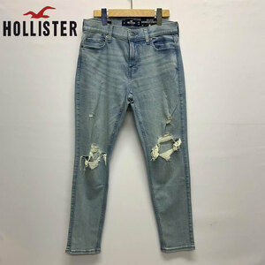 未使用！32インチ HOLLISTER ADVANCED STRETCH TAPER 331-380-2452-283 ホリスター ストレッチ ダメージストレッチデニム (1157-32)