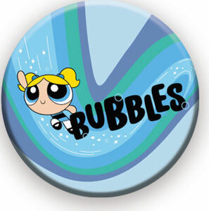 Power Puff Girls (パワーパフガールズ) Bubbles 缶バッジ (ピンタイプ)