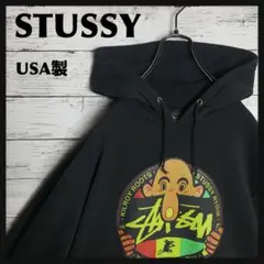 【即完モデル‼︎】【USA製】STUSSY◎ストックロゴ パーカー C347