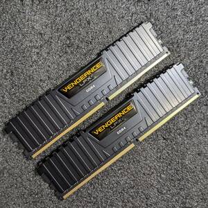 【中古】DDR4メモリ 8GB(4GB2枚組) Corsair VengeanceLPX CMK8GX4M2A2666C16 [DDR4-2666 PC4-21300]