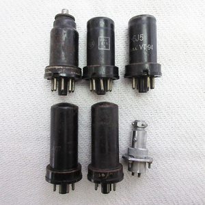 ジャンク品・セット■真空管 RCA CRC-6-SJ7 CRC-6AG7 JAN-CKR-6J5 KEN-RAD SC961A メタル管 USA製 ヴィンテージ レトロ