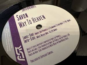 12”★Savon / Way To Heaven / トランス！