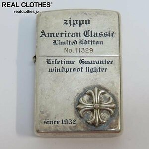 ZIPPO/ジッポ― AMERICAN CLASSIC Since1932/アメリカン クラシック クロス シリアル入り 2000年製 /UPK