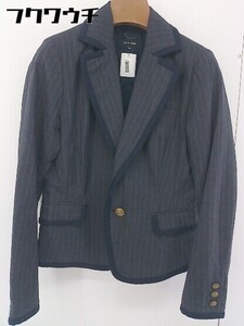 ◇ pas de calais パドカレ 長袖 ジャケット サイズ36 グレー レディース