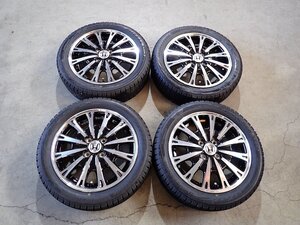 YS14766【送料無料165/55R15】ホンダ純正 N-BOX純正 N-WGN N-ONEなどにも 中古スタッドレス ★15×4.5J 100/4H ET45★1円スタート