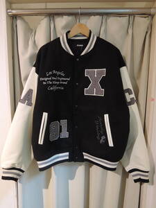 X-LARGE XLARGE エクストララージ OG LOGO VARSITY JACKET スタジャン ヴァ―シティジャケット ブラック L 人気品 最終値下げ！ラスト１点