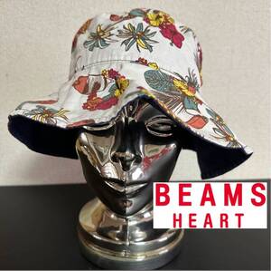 BEAMS HEART 花柄 バケットハット