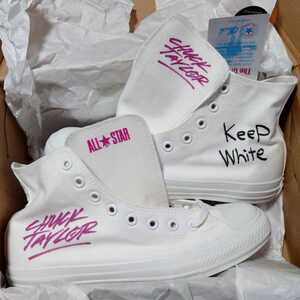 ★新品未使用★ 超希少品 限定 chucktaylor×KeeP White CONVERSE ALL☆STAR コンバース オールスター 正規品 27cm NIKE SB 靴 スニーカー 