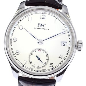 IWC IWC SCHAFFHAUSEN IW510203 ポルトギーゼ・ハンドワインド・エイトデイズ 手巻き メンズ 箱・保証書付き_805574