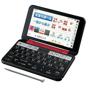 【中古】シャープ PW-A1-R カラー電子辞書 Brain 生活教養モデル レッド系