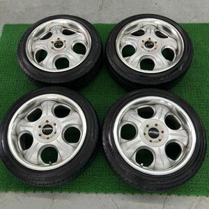 レイズVESTA 15×6.5J+35 グッドイヤー165/55R15 ひっぱり！カスタム軽カー　エブリーワゴンRタントムーヴキャンパス　深リム