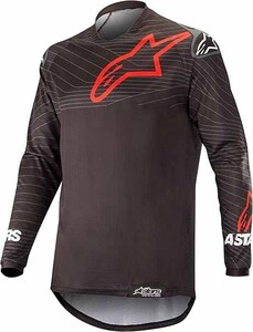 ALPINESTARS アルパインスターズ VENTURE R JERSEY ヴェンチャー ジャージ トップス 長袖 モトクロス Lサイズ ブラック シャツ