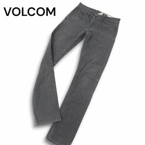 VOLCOM ボルコム 通年 【VORTA】 ロゴ刺繍 ストレッチ スリム ストレート デニム パンツ ジーンズ Sz.30　メンズ　C4B04269_9#R