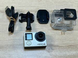 ☆GoPro HERO4 BLACK ゴープロ CHDHX-401 ウェアラブルカメラ ビデオカメラ