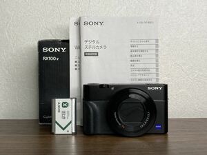Y423【元箱&説明書付き】 ソニー SONY Cyber-shot DSC-RX100M5 RX100V コンパクトデジタルカメラ コンデジ digital still camera