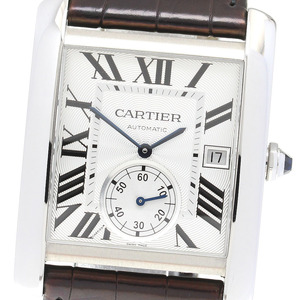 カルティエ CARTIER W5330003 タンクMC スモールセコンド 自動巻き メンズ 良品 保証書付き_840196