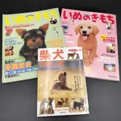 いぬのきもち 2003年4、5月号＋柴犬の飼い方 2002年1月発行 3冊セット