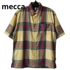 mecca メッカ 半袖シャツ チェック柄 ビッグシルエット B系 HIPHOP