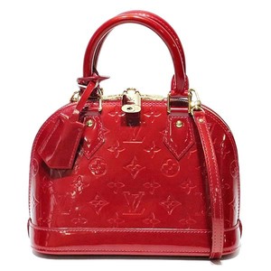 ルイヴィトン LOUIS VUITTON モノグラム ヴェルニ アルマBB ハンドバッグ ショルダーバッグ M91606 ポムダムール レディース 女性 ブランド