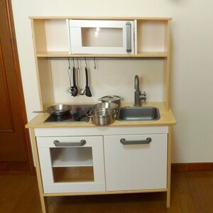 美品 引取歓迎 IKEA おままごとキッチン DUKTIG ドゥクティグ 調理器具 キッチン用品 食器 オマケ セット イケア