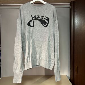 サイズ4 グレー uniform experiment FRAGMENT JAZZY JAY JAZZY 5 CREWNECK KNIT フラグメント ニット ソフネット fcrb