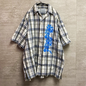 kolor カラー 20SCM-B05117 チェック半袖Tシャツ【中目黒08】