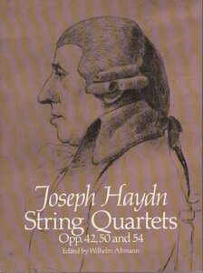 【楽譜 ハイドン 弦楽四重奏曲】プロシア トスト 夢 蛙 他 Dover publ.Haydn:String Quartets,Op.42,50 and 54