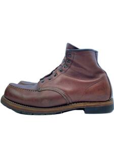 RED WING◆ベックマン モックトゥ ブラックチェリー/レースアップブーツ/US8.5/BRW/レザー/9010